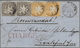 Württemberg - Marken Und Briefe: 1862/1863, 2 X 3 Kr Gelborange U. Waager. Paar 9 Kr Schwarzbraun, A - Other & Unclassified