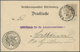 Württemberg - Ganzsachen: 1899/1901. Lot Von 2 Versch. Drucksachen-Postkarten 3 Pf Amtl. Verkehr "Ve - Sonstige & Ohne Zuordnung