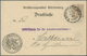 Württemberg - Ganzsachen: 1899/1901. Lot Von 2 Versch. Drucksachen-Postkarten 3 Pf Amtl. Verkehr "Ve - Andere & Zonder Classificatie