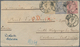 Norddeutscher Bund - Marken Und Briefe: 1868/1868, 2 Gr. Durchstochen Zusemman Mit 1 Und 5 Gr. Gezäh - Other & Unclassified