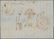 Transatlantikmail: 1853, Folded Letter With Red "NEW YORK PACKET OCT 29" By Forwarding Agents "LEBAL - Autres - Europe