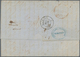 Transatlantikmail: 1853, Folded Letter With Red "NEW YORK PACKET OCT 29" By Forwarding Agents "LEBAL - Andere-Europa