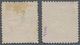 Deutsches Reich - Brustschild: 1872, Kleiner Schild ½ Gr In Orangerot Und Orange Je Mit Plattenfehle - Neufs