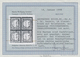 Deutsches Reich - Brustschild: 1872, Kleiner Schild 1 Gr. Karmin Im Viererblock Mit Ra2 "CHARLOTTENB - Unused Stamps