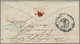 Deutsches Reich - Brustschild: 1872, PAKETBEGLEIT-ZIERBRIEF, Kleiner Schild 1 Gr. Karmin Und 5 Gr. O - Ungebraucht
