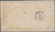Deutsches Reich - Brustschild: 1872 Kleiner Schild 7 Kr. Blau Im 4-er Streifen Auf Brief Von Carlsru - Unused Stamps