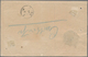 Deutsches Reich - Brustschild: 1872, Kleiner Schild 7 Kr. Ultramarin Im Paar Auf Vordruck-Fahrpostse - Neufs