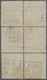 Deutsches Reich - Brustschild: 1872, Kleiner Schild 18 Kr. Graubraun Im Sechserblock(!) Mit Ra2 "FRA - Unused Stamps