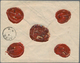 Deutsches Reich - Brustschild: 1873, AUFFRANKIERTE GANZSACHE Als WERTBRIEF: Innendienstmarke 10 Gr. - Unused Stamps