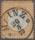 Deutsches Reich - Brustschild: 1872 Kleiner Schild 2 Kr Orange Mit Taxis-K1 " MAINZ 20 5 73" M. Krei - Neufs