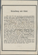 Deutsches Reich - Brustschild: 1872, Großer Schild 1/3 Gr. Grün Auf Gedruckter Todesanzeige Johanns, - Ungebraucht