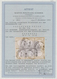Deutsches Reich - Brustschild: 1872 Großer Schild 1/3 Gr. Grün Sechserblock(!) Auf Briefstück Mit K1 - Unused Stamps