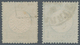 Deutsches Reich - Brustschild: 1872, Großer Schild 1/3 Gr Hellgrün Zweimal Gestempelt Mit Plattenfeh - Unused Stamps