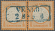Deutsches Reich - Brustschild: 1872, "VENLO 2 8 5-6" Blauer Ra2 Auf Luxus-Paar ½ Gr. Orange, Nur Wen - Nuevos