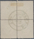 Deutsches Reich - Brustschild: 1872, Großer Schild ½ Gr Orange Im Viererblock Mit K2 "NOLDAU 11/10 7 - Ungebraucht