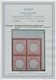 Deutsches Reich - Brustschild: 1872, Großer Schild 1 Gr. Karmin, Postfrischer Eckrand 4er-Block Mit - Unused Stamps