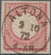 Deutsches Reich - Brustschild: 1872, Großer Schild 1 Gr Karmin Auf Briefstück Mit Seltenem Rostbraun - Unused Stamps