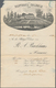 Deutsches Reich - Brustschild: 1872 Großer Schild 1 Gr Karmin A. Vordruckbrief "An Die Blutegel-Colo - Ungebraucht