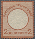 Deutsches Reich - Brustschild: 1872, Großer Schild 2 Groschen PROBEDRUCK In ROTBRAUN Statt Blau, Fot - Unused Stamps