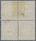 Deutsches Reich - Brustschild: 1872, Großer Schild 2 Gr. Blau Im Viererblock Mit K2 "SCHLOCHAU 19 2 - Ungebraucht