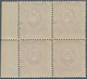 Deutsches Reich - Pfennig: DEUTSCHES REICH, 10 Pfg. Frühauflage Im Postfrischen Rand-Viererblock. Re - Unused Stamps