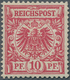 Deutsches Reich - Krone / Adler: 1899/1900, 10 Pf Dunkelrosa Krone/Adler Ungebraucht, Bis Auf Einige - Nuovi