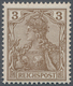 Deutsches Reich - Germania: 1900, 3 Pfg. Dunkelorangebraun, Postfrisches Luxusstück (Mi. 440.-Euro) - Andere & Zonder Classificatie