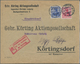 Deutsches Reich - Germania: 1911, 10 Und 20 Pf Germania MiF Auf Brief Von Leipzig Nach Körtingsdorf/ - Sonstige & Ohne Zuordnung