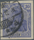 Deutsches Reich - Germania: 1915, 20 Pfg. Germania Dunkelviolettblau, Kriegsdruck, Farbfrisches UNGE - Other & Unclassified