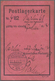 Deutsches Reich - Germania: 1914, 25 Pf Germania Entwertet Mit DBS "BERLIN S.W." Als Gebühr Auf "Pos - Autres & Non Classés