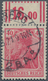 Deutsches Reich - Inflation: 1921, Germania 40 Pfg. Oberrandstück Im Walzendruck 2'9'2, Gestempelt, - Brieven En Documenten