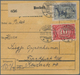 Deutsches Reich - Inflation: 1921. 20 Mk. Pflüger, KOPFSTEHENDER UNTERDRUCK, Mit 10 Mk. Karminrot, P - Lettres & Documents