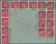 Deutsches Reich - Inflation: 1921, 80 Pfennig Freimarke Schmied Als Beeindruckende Mehrfachfrankatur - Covers & Documents