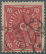 Deutsches Reich - Inflation: 1922, 10 Mark Lebhaftlilarot Ohne Sichtbaren Rosa Unterdruck, Schönes E - Brieven En Documenten