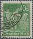 Deutsches Reich - Inflation: 1922, 40 M. Schnitter, GRÜNLICHOLIV Gestempelt, Fotoattest Weinbuch BPP - Covers & Documents