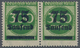 Deutsches Reich - Inflation: 1923, Freimarke Ziffern Im Kreis 75 Tsd Auf 300 M Mit DOPPELBILDDRUCK D - Brieven En Documenten