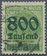 Deutsches Reich - Inflation: 1923, 800 T. Auf 500 M, Sauber Gestempelt "Gießen 2d .. 11.23 2-3n", Rs - Brieven En Documenten