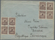 Deutsches Reich - Inflation: 1923, 1 Milliarde In Zwei 4er-Blöcken Auf Bedarfsbrief Aus BUENOS AIRES - Covers & Documents