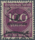 Deutsches Reich - Inflation: 1923, 1 Milliarde Auf 100 Mark Violettpurpur, Farbfrisches Und Bestens - Lettres & Documents