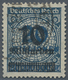 Deutsches Reich - Inflation: 1923, 10 Mia Auf 20 Mio SCHWARZBLAU Entwertet Mit Sauberem Stempel STET - Brieven En Documenten