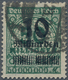 Deutsches Reich - Inflation: 1923, 10 Milld. A. 50 Mill. Mk., Schwarzopalgrün, Walzendruck, Gest. Ka - Brieven En Documenten