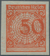 Deutsches Reich - Weimar: 1923, Freimarke 50 (Pf) UNGEZÄHNT Auf Ungummiertem Vorlauf- Oder Zwischenl - Andere & Zonder Classificatie