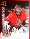 Ottawa Senators Craig Anderson - 2000-Aujourd'hui