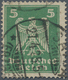 Deutsches Reich - Weimar: 1924, 5 Pf. Neuer Reichsadler Mittelgrün Mit Wasserzeichen 2 Y (liegend). - Other & Unclassified