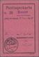 Deutsches Reich - Weimar: 1925, 30 Pf Reichsadler In MiF Mit 5 U. 10 Pf Rheinland Entwertet Mit DBS - Andere & Zonder Classificatie