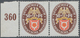 Deutsches Reich - Weimar: 1929. 50+40 Pf Nothilfe Wappen IV Im Waagerechten Seitenrandpaar Links, Da - Other & Unclassified