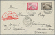Deutsches Reich - Weimar: 1931, 1 - 4 RM ZEPPELIN Polarfahrt Auf Zeppelinkarte Und -Brief Friedrichs - Autres & Non Classés