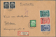 Deutsches Reich - 3. Reich: 1933, Nothilfe-Blockmarken 5+10+20 Pfg. Im Waagerechten Zusammendruck Au - Brieven En Documenten