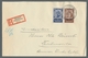 Deutsches Reich - 3. Reich: 1933, "20 Und 50 Pfg. Aus Nothilfeblock" (BL W 7) Als Portorichtige MiF - Briefe U. Dokumente