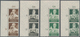 Deutsches Reich - 3. Reich: 1934, Stände Kpl. Senkrechter Paarsatz Vom Eckrand Oben Links, Mi. 1200, - Briefe U. Dokumente